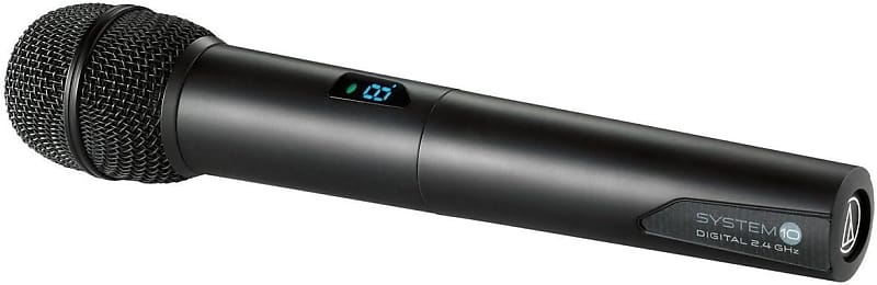 Audio-Technica ATW-T1002 Unidirectional Handheld Microphone Transmitter, XLR Connectivity, 50 Milliwatts image 1