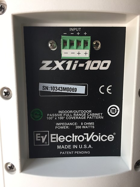 Electro-Voice ZX1i - 100 White ( 4 x $290 ea)