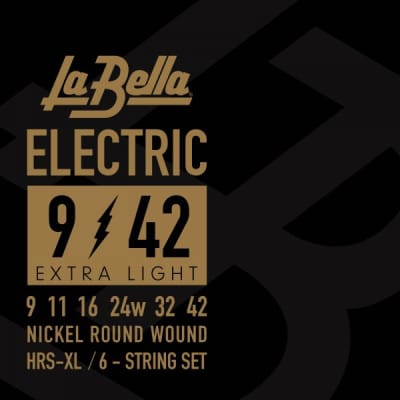 LA BELLA HRS-XL 09-42 Corde per Chitarra Elettrica image 2