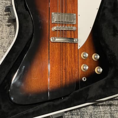 2020 Epiphone Firebird Studio Tobaccoburst Electric Guitar + SKB ATA Hardshell Case image 10