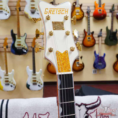 Gretsch G6136T-59  '59 Falcon Hollow Body with Bigsby Vintage White Owned by Misha Mansoor (Periphery) image 6