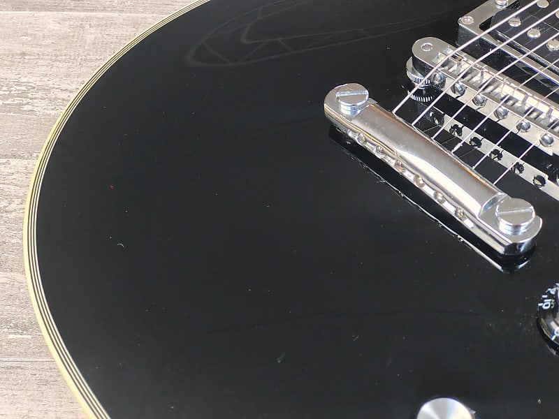 【W.P】Burny RLC-55JS★SeymourDuncan 2011 Burny RLC-55JS John Sykes Les Paul Custom (Black) | Reverb