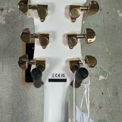 Mint Gretsch G5021E Rancher Penguin Parlor Acoustic / Electric Guitar - White image 6