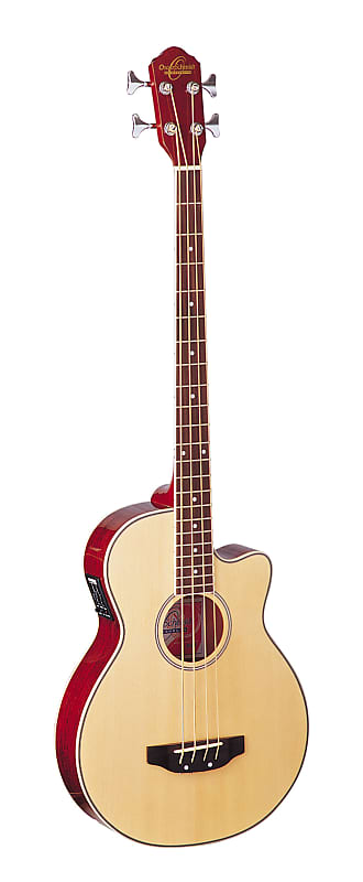 Oscar Schmidt - Natural Spruce Acoustic Electric Bass! OB100N-A *Make An Offer!* image 1