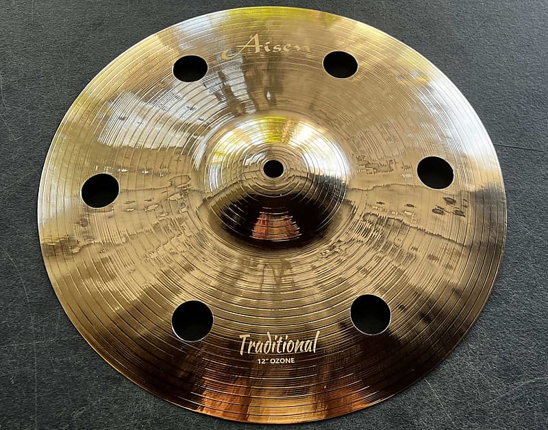 (MINT) Aisen 12” Traditional Ozone Splash Cymbal - Brilliant image 1