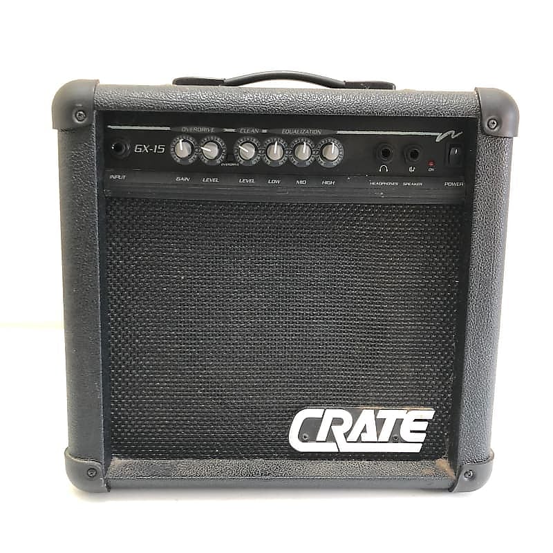 Crate GX15 2Channel 12Watt 1x8" Guitar Practice Amp Reverb