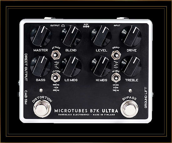 Darkglass Electronics Microtubes B7K Ultra V2 Bass Preamp Pedal with Aux-In image 1