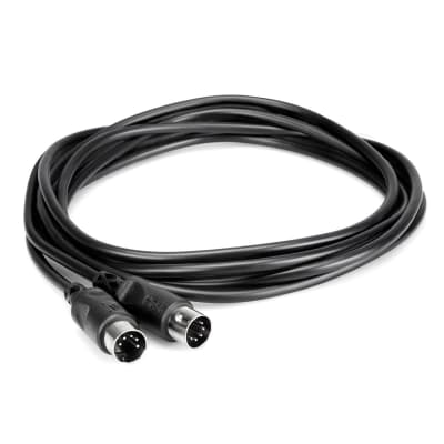 HOSA MID-315BK MIDI Cable 5-pin DIN to Same (15 ft) image 2