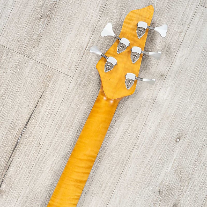 ペリカン BACCI MARLEO Ⅴ STRINGS 34 Bacci Marleo V 34 5-String Bass, Roasted Flame Maple