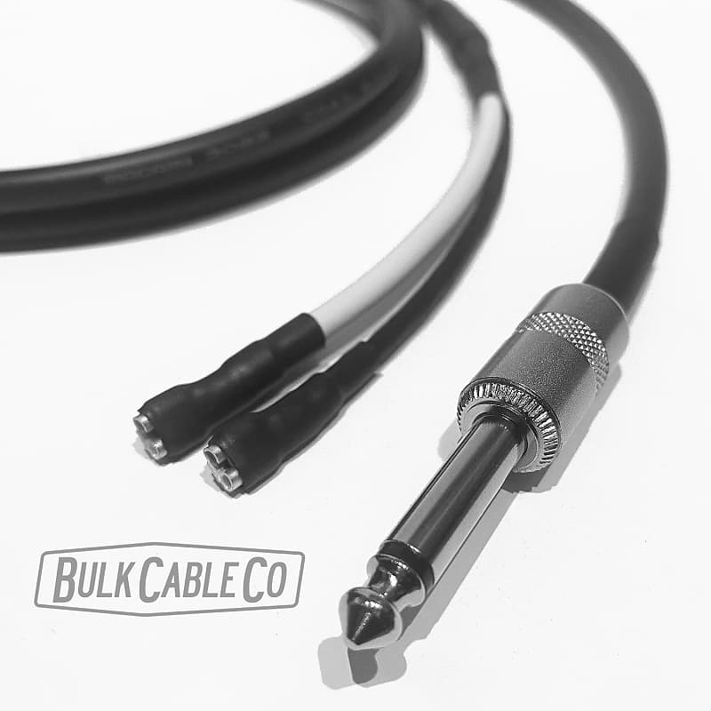 3 FT Mogami 3082 Combo Amp Speaker Cable Short Straight Reverb