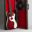 Silvertone Model 1457 Amp-In-Case Semi-Hollow Body Electric Guitar,  made by Danelectro (1965), ser. #4105, original grey hard shell case.