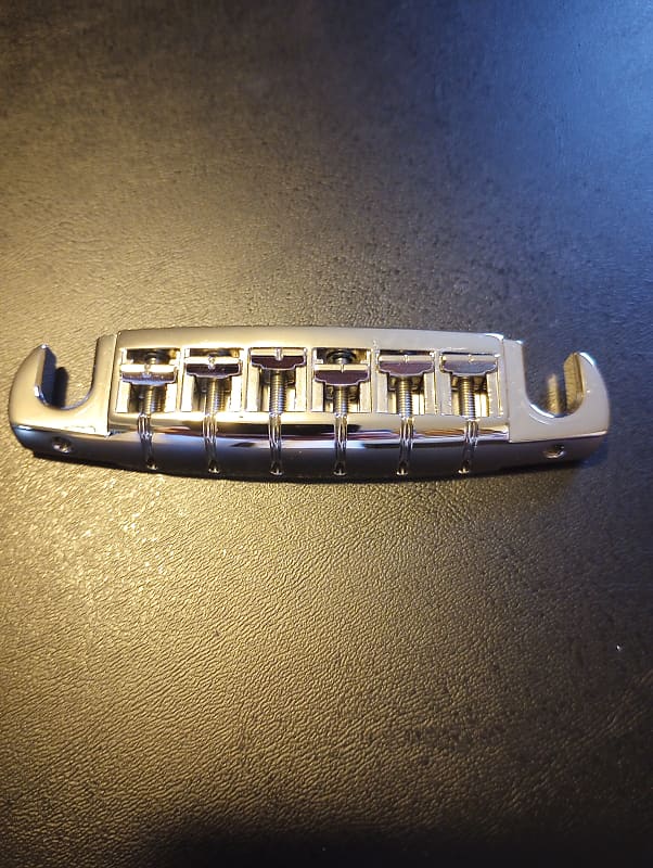 StewMac Golden Age Lowprofile Wraparound Bridge with Metric Reverb