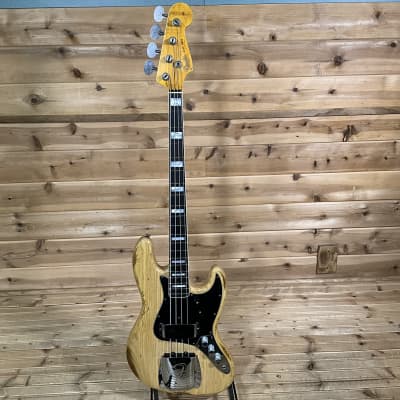 Fender Custom Shop Limited Edition Custom Heavy Relic Jazz Bass - Aged Natural image 2
