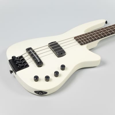 NS Design WAV Radius 4-String Bass in Metallic White (W160344) image 3
