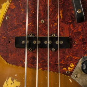 Fender Jazz Bass '73 Custom Relic 1994 Autumn Blaze Metallic image 7