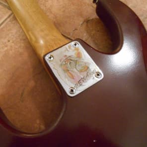 Vintage Ibanez Silver Cadet Electric Guitar. Seymour Duncan