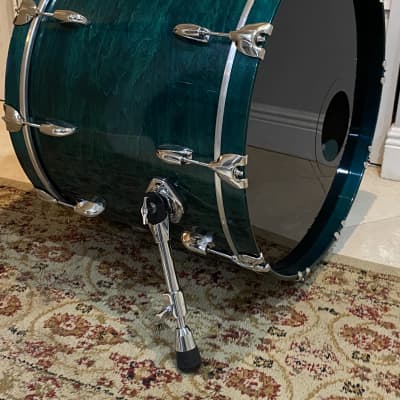 Gretsch Bass Drum 17" X 22" Vintage Mid 80's Caribbean Blue - MINT! PRICE DROP!! image 2