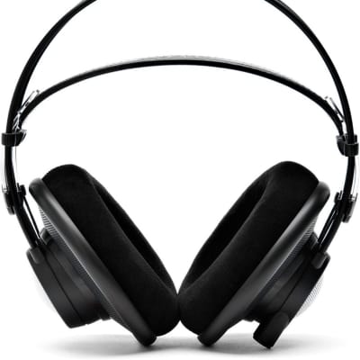 AKG Pro Audio K702 Over-Ear Open-Back Flat-Wire Studio Headphones Black image 3