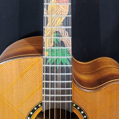 Blueberry Handmade Acoustic Guitar Grand Concert image 5