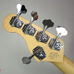 USA Spector Coda Deluxe 5 String Bass Guitar Bahama Blue Gloss PJ Pickups image 5