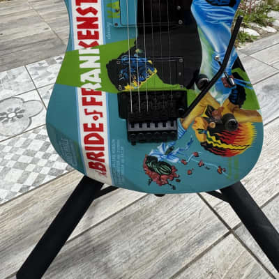 ESP M2 MII KH 2007 - Custom « BRIDE Of FRANKENSTEIN » Kirk Hammett KH image 12