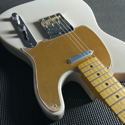 Fender JV Modified '50s Telecaster, Maple Fingerboard- White Blonde (JV004391) image 4