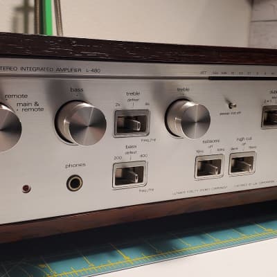 Vintage Stereo Integrated amplifier Luxman L-480 image 8