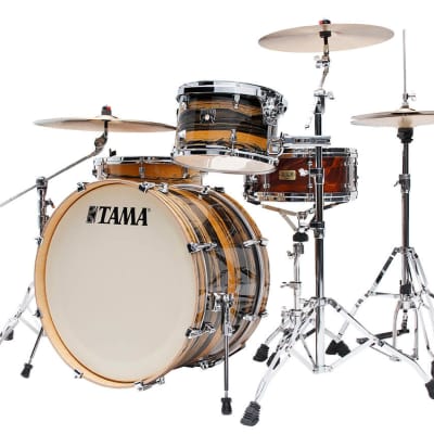 Tama Superstar Classic 3pc Shell Pack w/22BD Natural Ebony Tiger Wrap