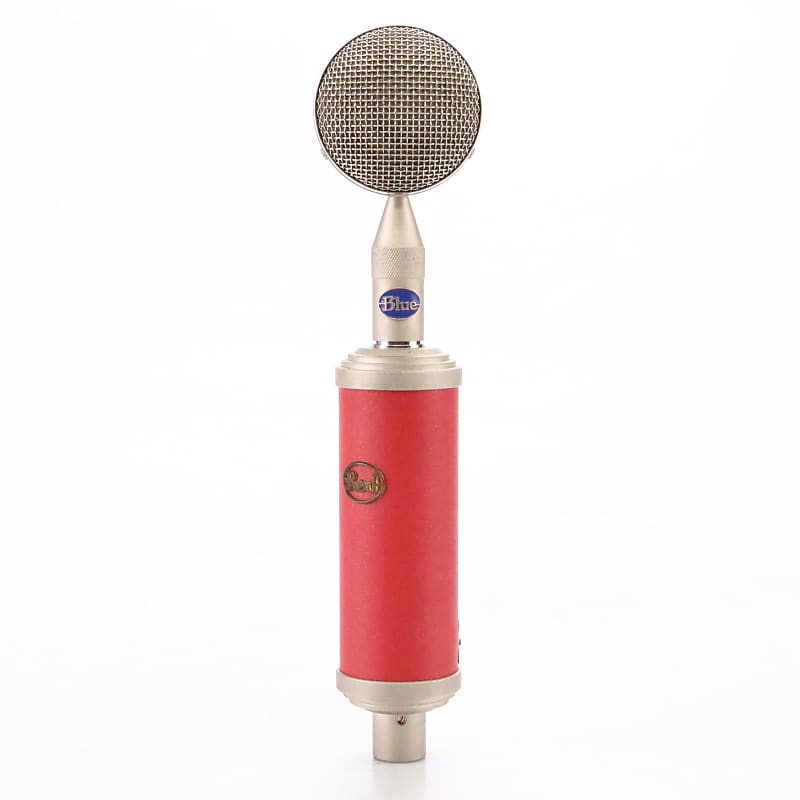 An excellent looking microphone in Techno blue and Formula red!