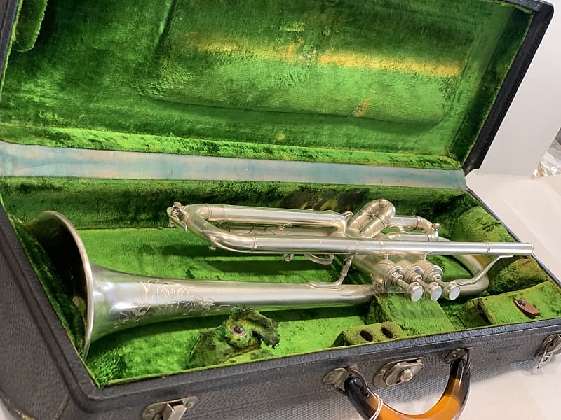 Vintage Trumpet: Holton Revelation 1924 Satin Silver | Reverb