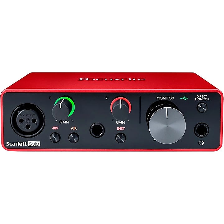 Focusrite Scarlett Solo USB Audio Interface (Gen 3) blowout | Reverb