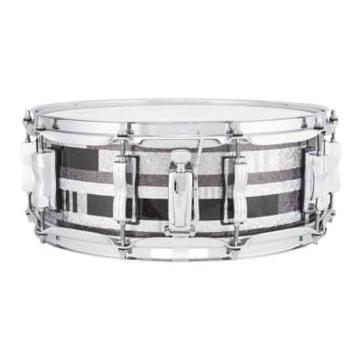 Ludwig Classic Maple Snare Drum 14x5 Digital Black Sparkle image 3
