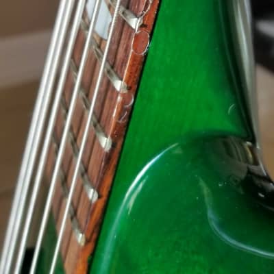 Spector Euro 5 NS-5CR FM 1999-2000 Green Bass Neck-Thru EMG Made in Czech for Repair or Pieces image 16