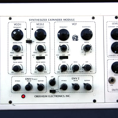Original OBERHEIM 2 VOICE TVS-1 Twin SEM Synthesizer with Sequencer [video] image 13