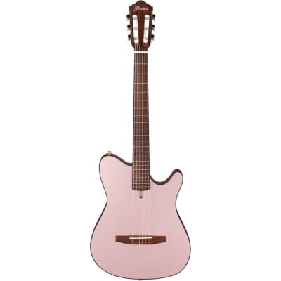 Ibanez FRH10N-RGF FRH Series Acoustic Electric Guitar, Rose Gold Metallic Flat for sale