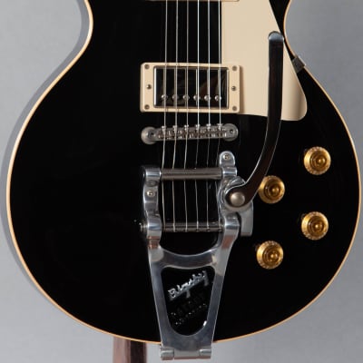 2006 Gibson Custom Shop Les Paul Standard ’57 Reissue Factory Bigsby Black image 2