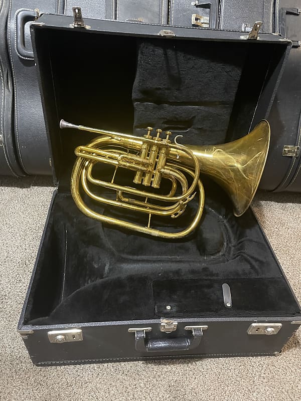King 1122 Mellophone (Marching French Horn) - Brass | Reverb