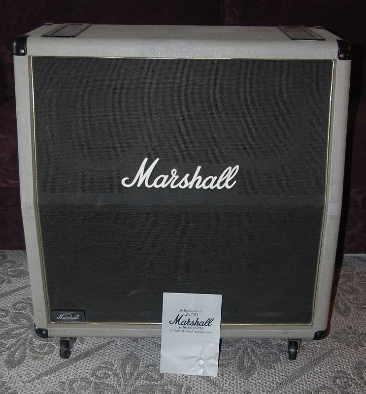 Marshall 1987 25/50 Silver Jubilee 2551A Slant 4x12 Cabinet