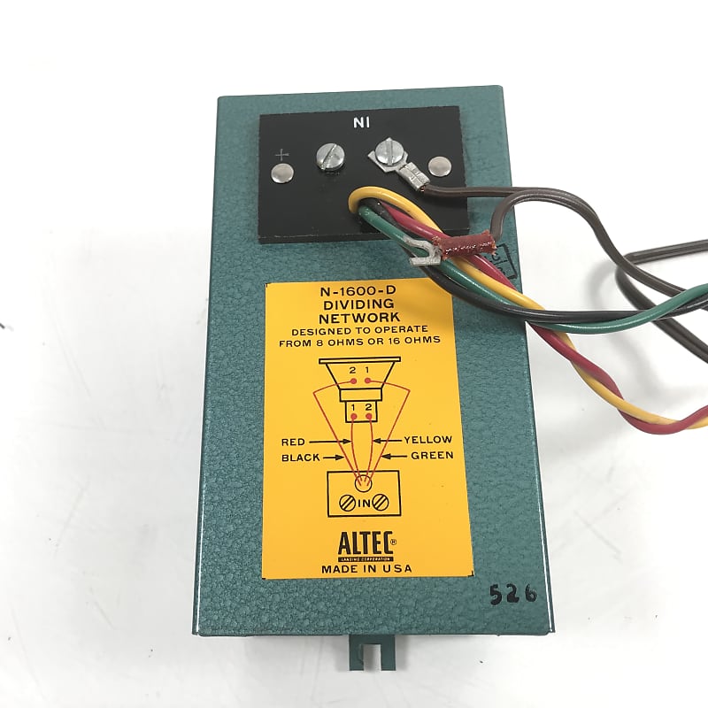 Altec Lansing N-1600-D Dividing Network Crossover (1) | Reverb