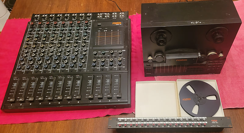 Fostex 80 Reel to Reel and  450 Mixer late 80's image 1