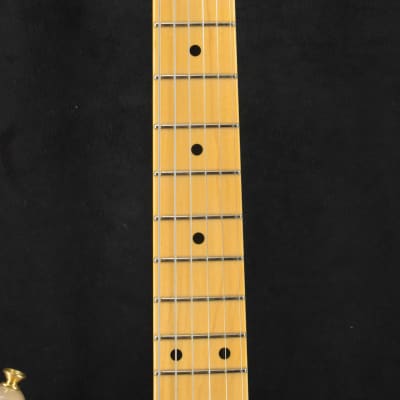 Mint Fender 1955 Stratocaster DLX Closet Classic with Gold Hardware - Faded Aged Dirty White Blonde image 4