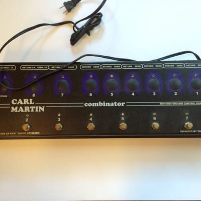 Carl Martin Combinator True Bypass Switcher Looper Pedal Power Supply 8 Channel for sale