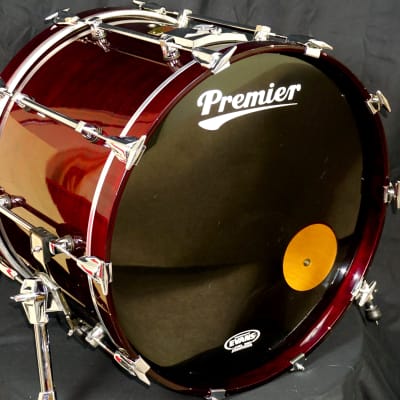Premier Signia Cherrywood Drums - 5 piece - 4 toms, 1 kick - with 8" and 15" rare toms 90s  CLEAN! image 12