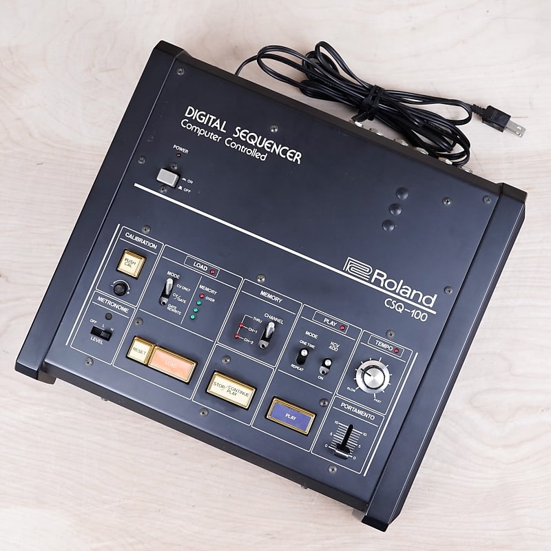 ★希少【動作品】Roland DIGITAL SEQUENCER CSQ-100 Roland CSQ-100 Digital Sequencer cv gate synthesizer analog