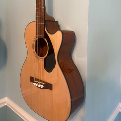 Fender CB-60SCE Acoustic-Electric Bass with Laurel Fretboard 2010s - Natural image 3