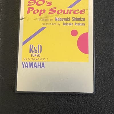 Yamaha SY77 90s Pop Source Voice Data Card