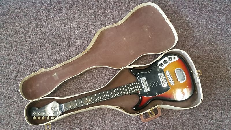 電子ギター韓国製 Teisco 559-1405 1960's Sunburst Vintage Electric Guitar w