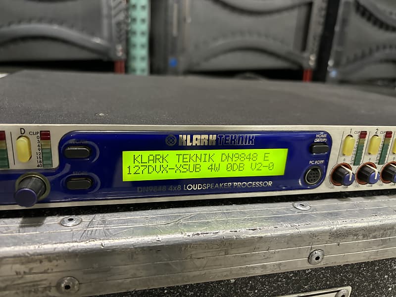ジャンク　KLARK TEKNIK ラウドスピーカープロセッサー DN9848 Klark Teknik DN9848E Loudspeaker Management System DN9848E B&H