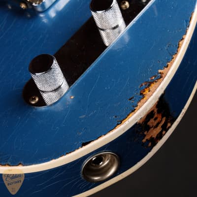 Fender Custom Shop LTD 60 Telecaster Custom Heavy Relic - Aged Lake Placid Blue over Chocolate 3-Color Sunburst image 18