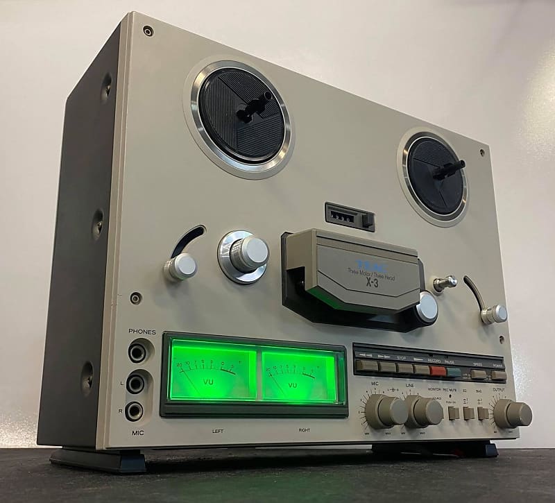 Vintage TEAC X-3 Reel to Reel Stereo Tape Deck. Pro - Serviced !